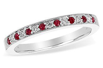 A220-05839: LDS WED RG .12 RUBY .21 TGW