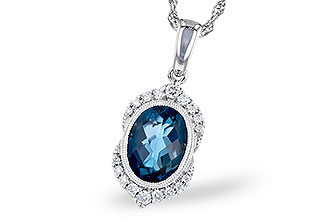A309-17702: NECK 1.96 LONDON BLUE TOPAZ 2.10 TGW
