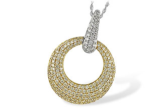 B225-48620: NECK 1.64 YELLOW DIAS 1.90 TW