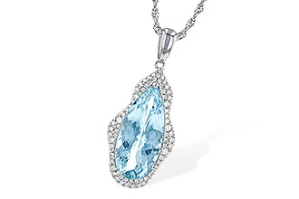 B226-42211: NECK 3.97 AQUAMARINE 4.20 TGW
