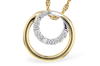 B309-15875: NECKLACE .15 TW