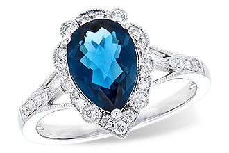 B309-15893: LDS RG 2.25 LONDON BLUE TOPAZ 2.47 TGW (10x7 PS)
