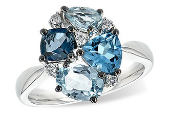 C225-46729: LDS RG 2.57 BLUE TOPAZ 2.65 TGW