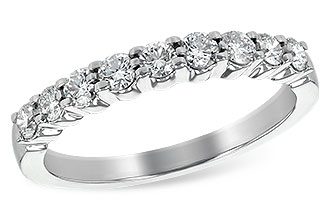 C225-50411: LDS WED RG .50 TW (9 STONES)