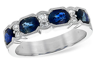 C225-54075: LDS WED RG 1.72 SAPPHIRE 1.90 TGW (5x4MM SAPP)