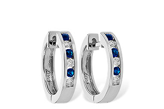 D037-30366: EARRINGS .16 SAPP .26 TGW