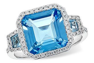 D226-44047: LDS RG 4.40 TW BLUE TOPAZ 4.60 TGW