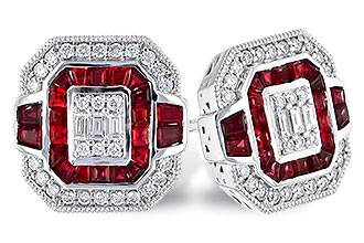 D309-15847: EARR .80 RUBY TW 1.05 TGW