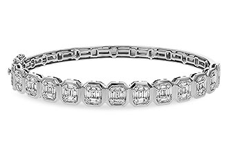 D310-91338: BANGLE .81 TW BAGUETTE 1.00 TW