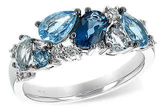 E225-45902: LDS RG 2.05 BLUE TOPAZ 2.16 TGW