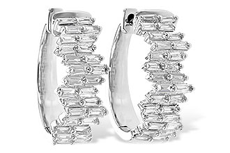 E226-41347: EARR .70 TW BAGUETTE DIAS