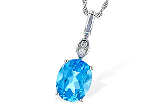 F226-44084: NECK 2.84 BLUE TOPAZ 2.87 TGW (10x8MM BT)