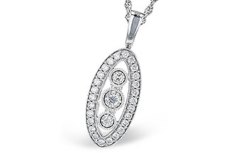 F309-10438: NECKLACE .34 TW