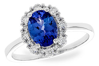 F310-04984: LDS RG 1.02 TANZANITE 1.30 TGW (8x6 OVAL)