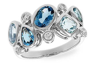 F310-05820: LDS RG 2.57 BLUE TOPAZ TW 2.75 TGW