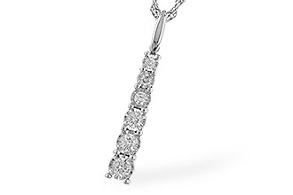 F310-08556: NECKLACE .25 TW