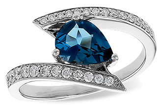 F310-92211: LDS RG 1.04 LONDON BLUE TOPAZ 1.28 TGW (8x6MM)