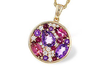 G310-97720: NECK 1.83 TW SEMI-PRECIOUS (P.TOUR, AMY) 2.00 TGW