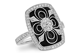 H036-41320: LDS ONYX & DIA RG .44 TW