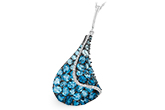 H223-68583: NECK 4.81 BLUE TOPAZ 4.94 TGW