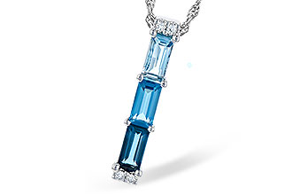 H309-12229: NECK 1.26 BLUE TOPAZ 1.30 TGW