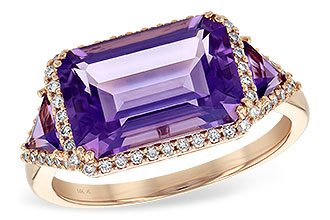K226-37674: LDS RG 3.48 TW AMETHYST 3.70 TGW (12x8MM)