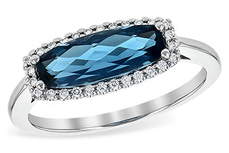 K226-41347: LDS RG 1.79 LONDON BLUE TOPAZ 1.90 TGW
