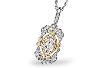 L309-14947: NECKLACE .50 TW
