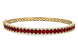 L310-98547: BANGLE 5.04 TW RUBY 5.60 TGW