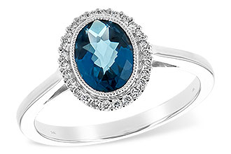 M225-46747: LDS RG 1.27 LONDON BLUE TOPAZ 1.42 TGW