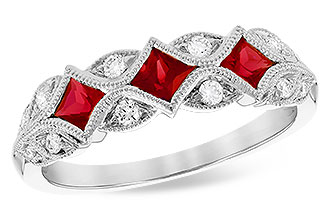 M309-12247: LDS WED RG .55 RUBY .70 TGW