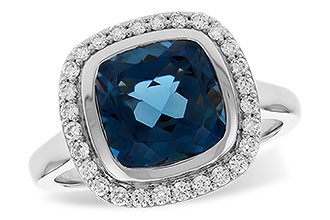 M310-06756: LDS RG 3.85 LONDON BLUE TOPAZ 4.15 TGW (9MM LBT)